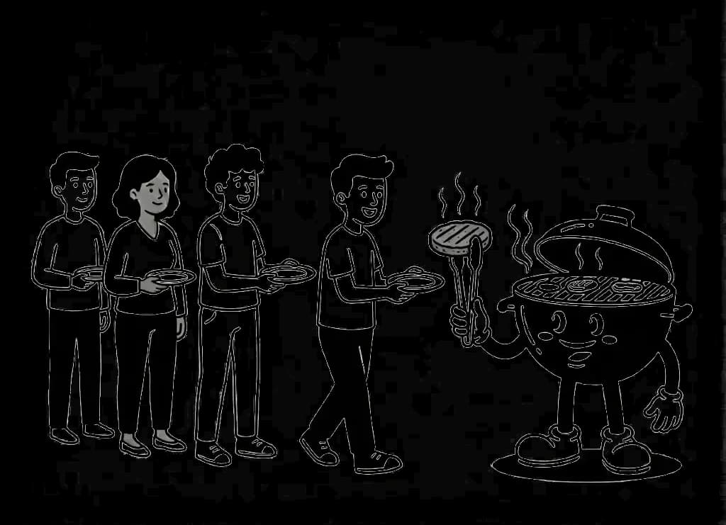 Barbequeue queue management in action